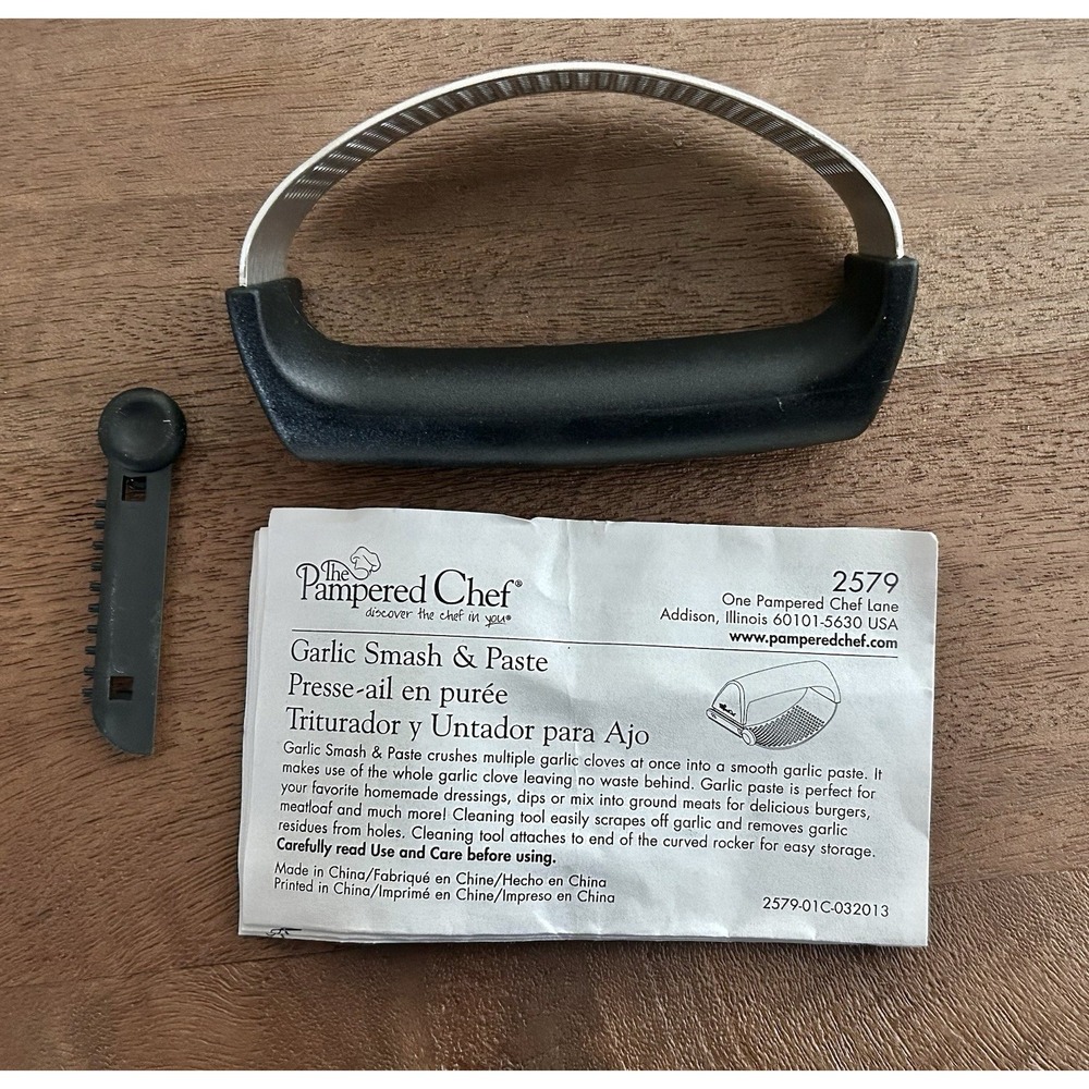Pampered Chef Garlic Smash & Paste 2579 Discontinued